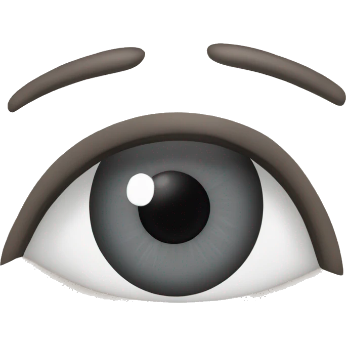 gray eyes with long eyelashes emoji