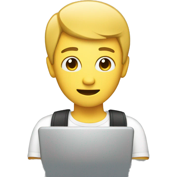 someone using a website emoji