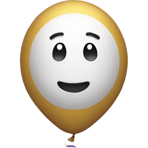 D balloon  emoji
