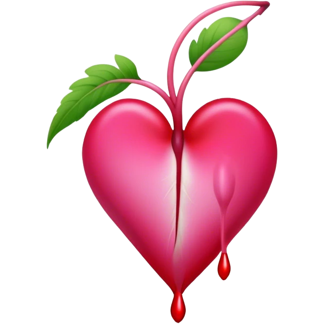 Bleeding heart emoji