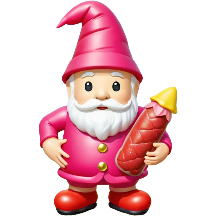   jeff koons style SPAM meat garden gnome inflatable  art emoji