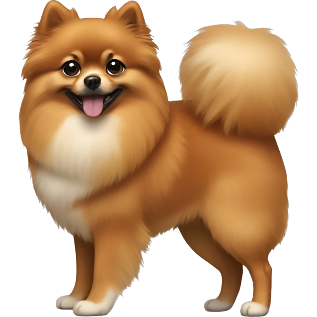 sable orange pomeranian emoji