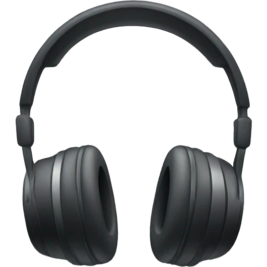 Studio Headphones emoji