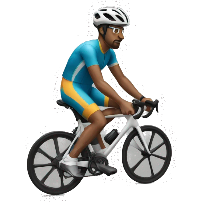 Ciclista Acenando emoji