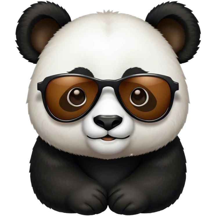 Panda with sunglasses  emoji