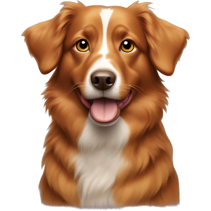 Duck Toller dog emoji