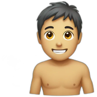 Washing-with-water-boy-teruki emoji