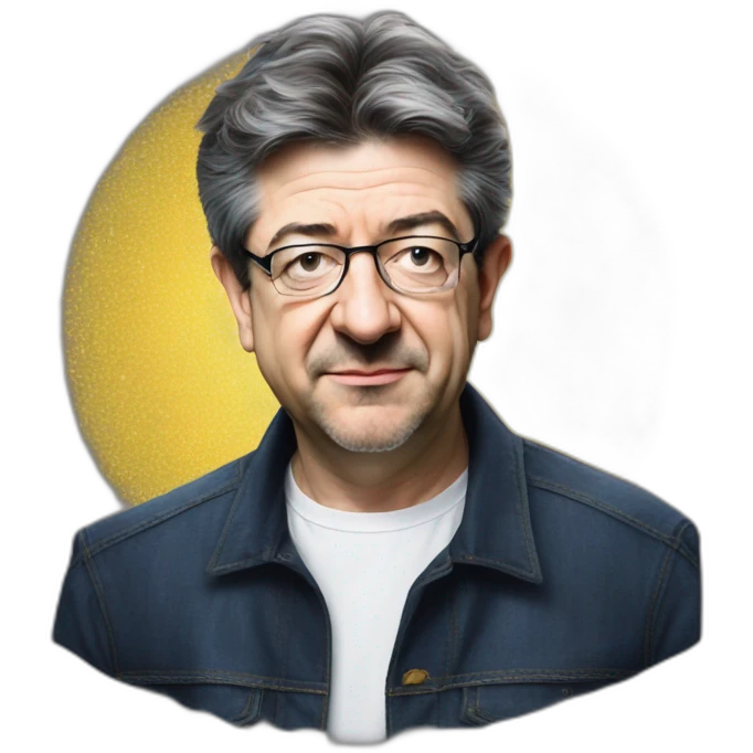 Jean-Luc Mélenchon portrait emoji