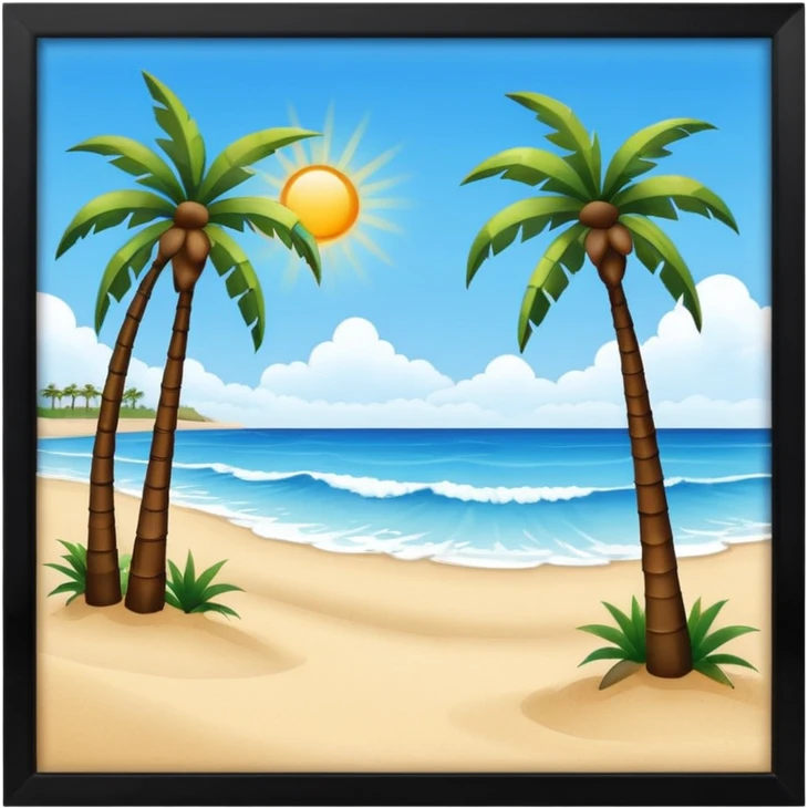 Jis tarh ap na uper California ka banaya Florida ka bhe estarh different style ma bana kar dho image emoji