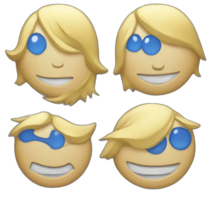 Blue badge emoji