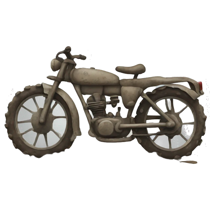 Muddy bike emoji