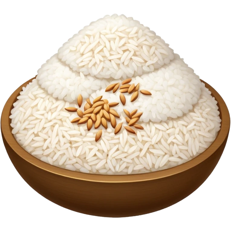  pure white rice,  emoji