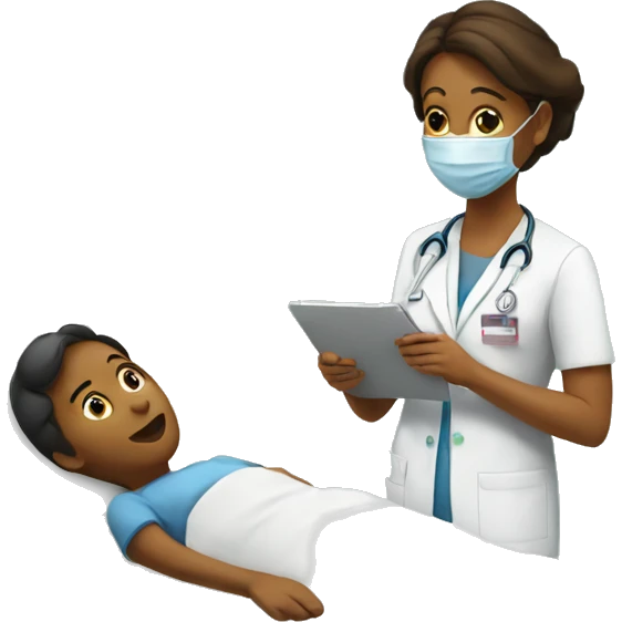 Mom working in hospital emoji