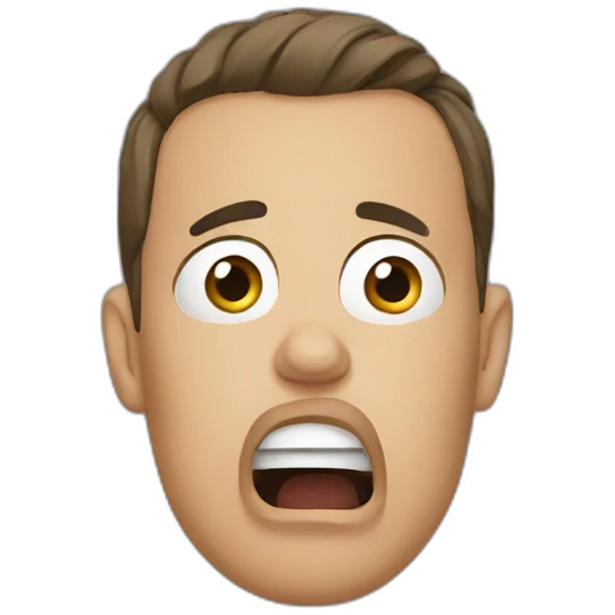 scared french emoji