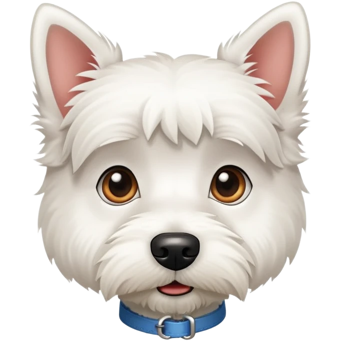 confused little white terrier emoji