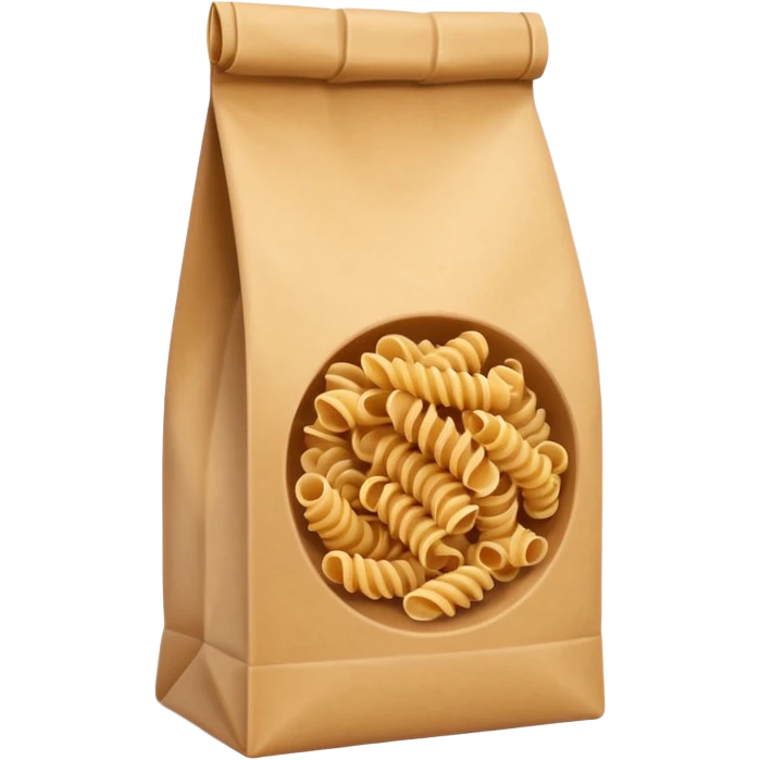 brown fusilli bag emoji