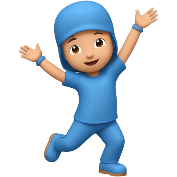 Pocoyo bailando emoji