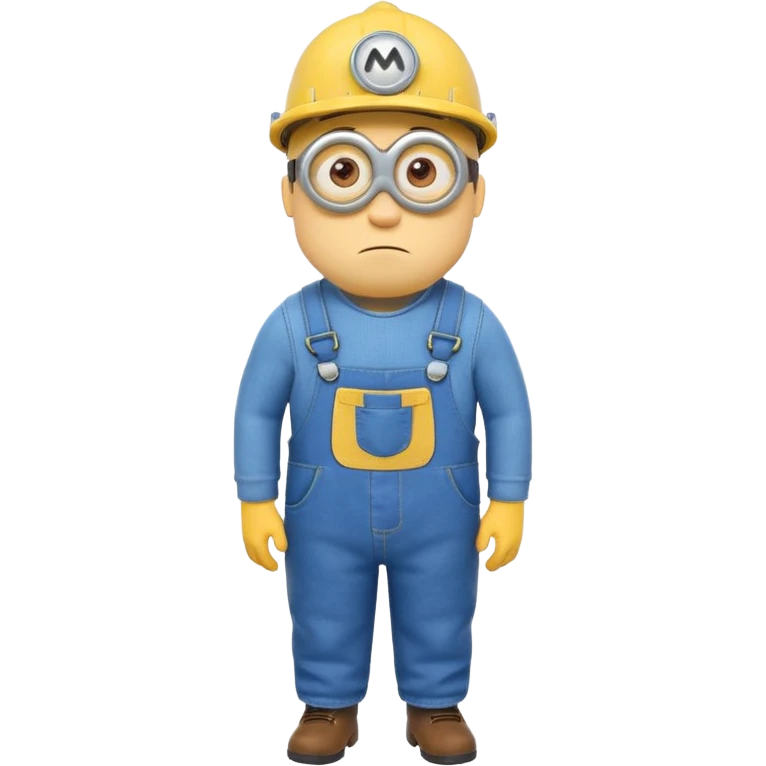 a minion tired emoji