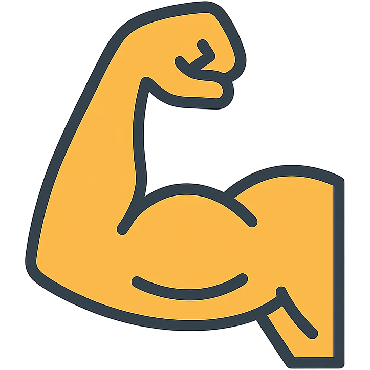 sportsmans biceps emoji
