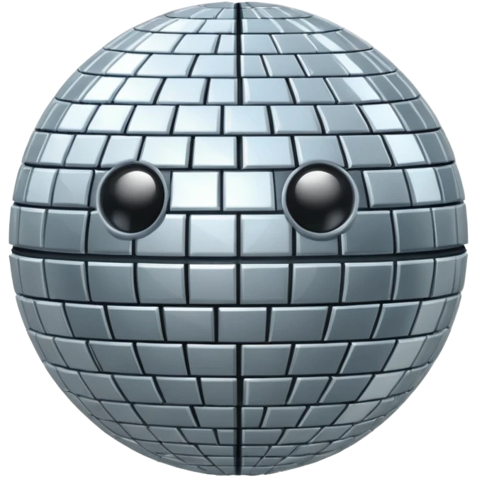 silver disco ball emoji