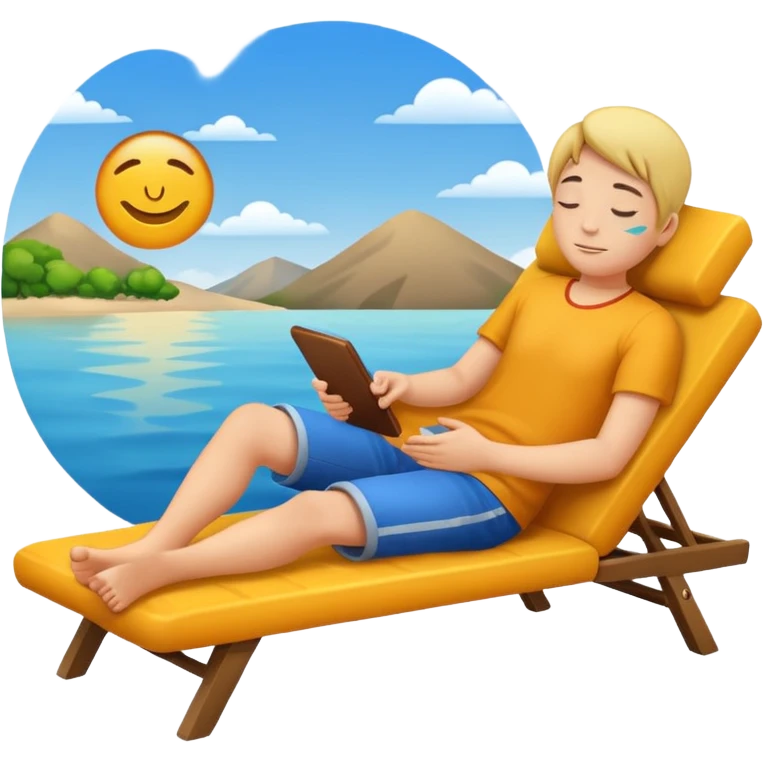 relaxing emoji