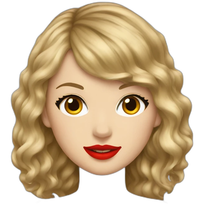 taylor swift red emoji