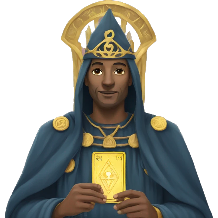 tarot card hierophant emoji