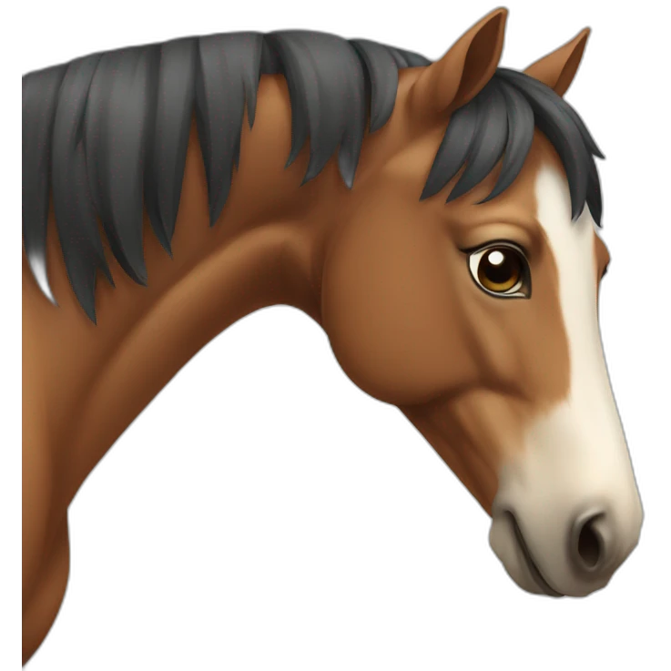 happy animal horse emoji