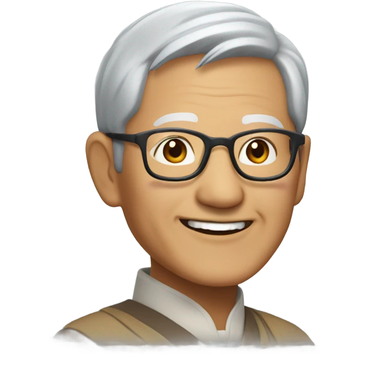 Asian grandfather  emoji