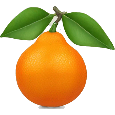 mandarin fruit emoji