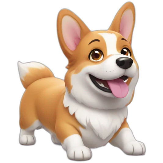 magical corgi emoji