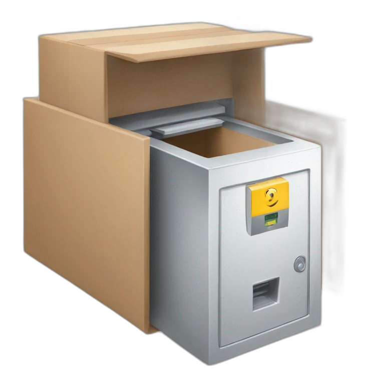 Mondial relay locker parcel machine emoji