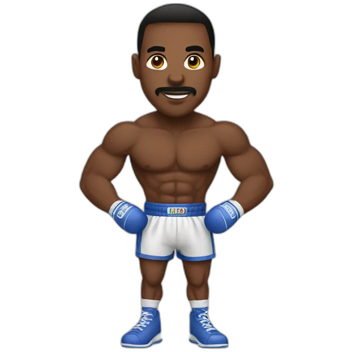 Handsomes boxer emoji