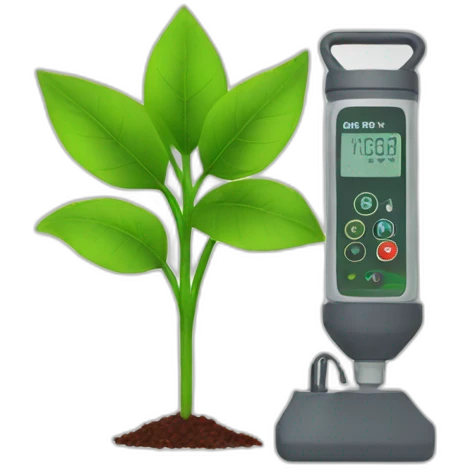 plant bioelectric potential measurement emoji