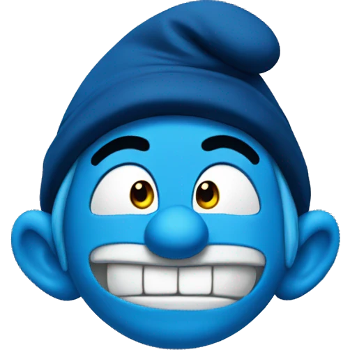 Smurf emoji