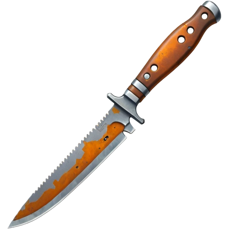 Rusty knife emoji
