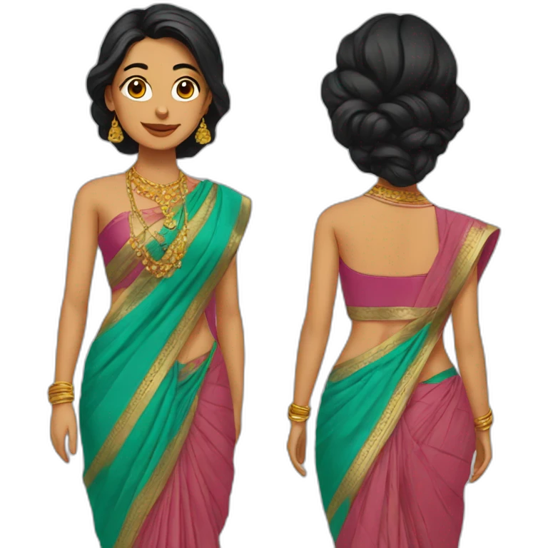 saree emoji