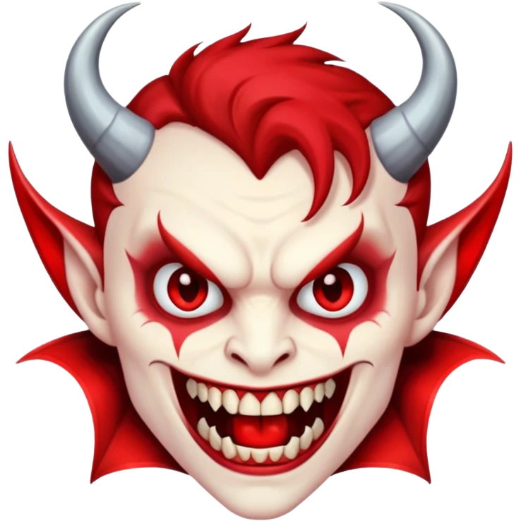 Vampire devil emoji