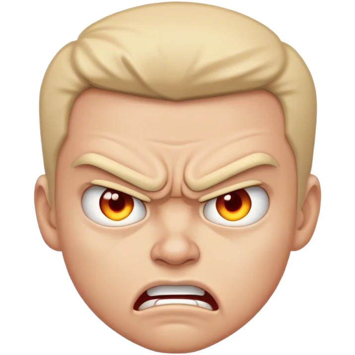 Angry face  emoji