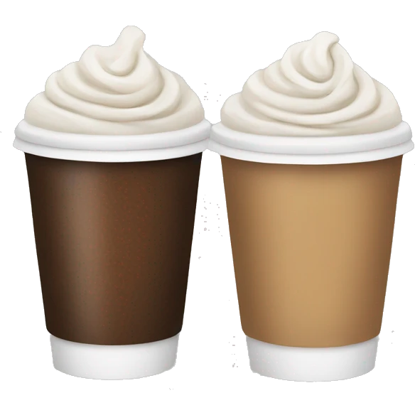 2 Coffees to go emoji