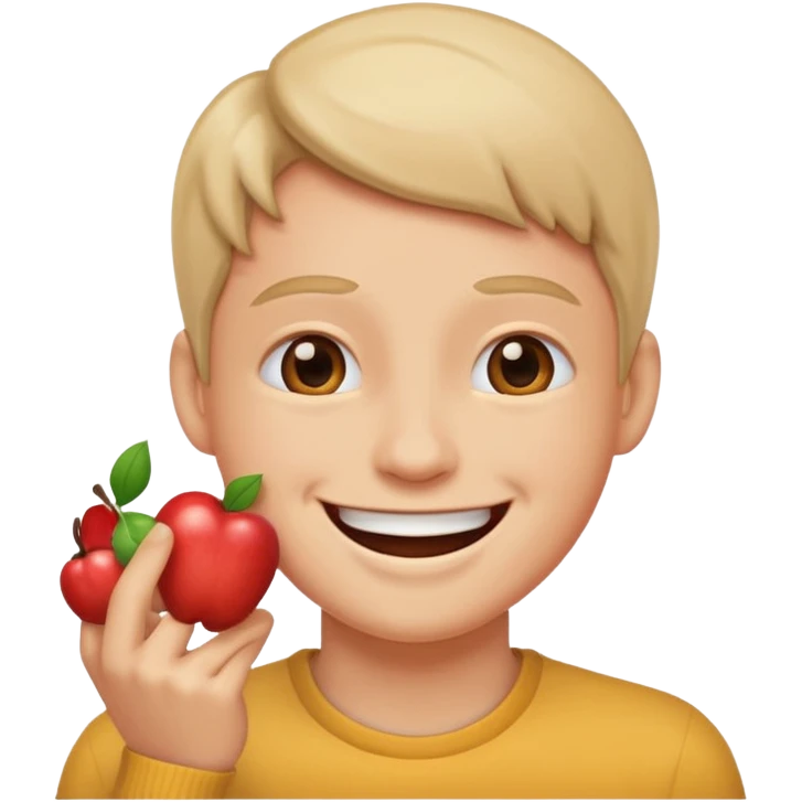 trying not to laugh emoji