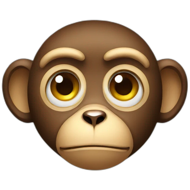 sad monkey emoji