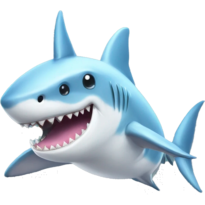Shark unicorn emoji