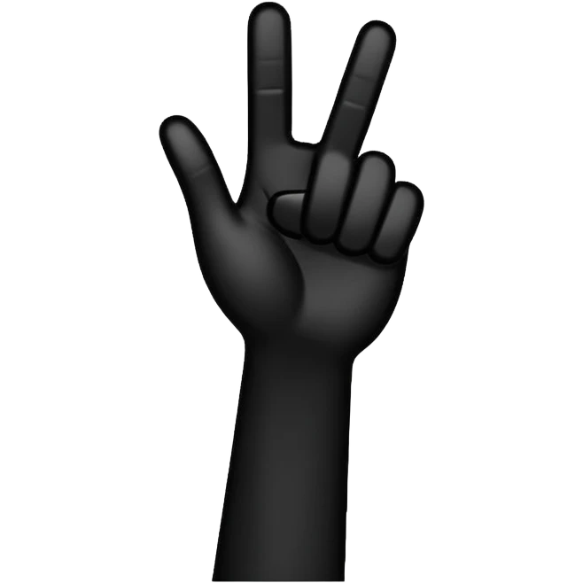 Stickman raising thumb emoji