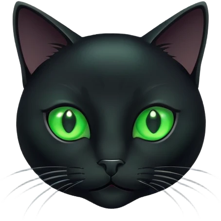 Black cat emoji