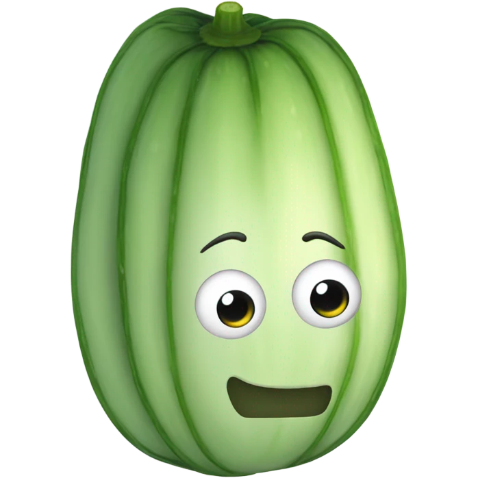 Cucumber with veins emoji