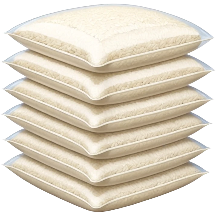 Storing rice ten bags  emoji