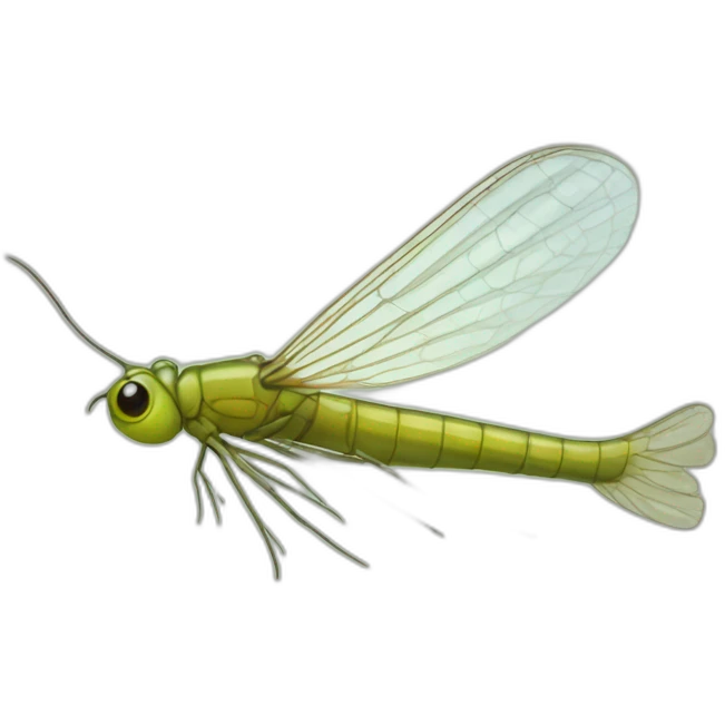 mayfly aquatic larvae emoji
