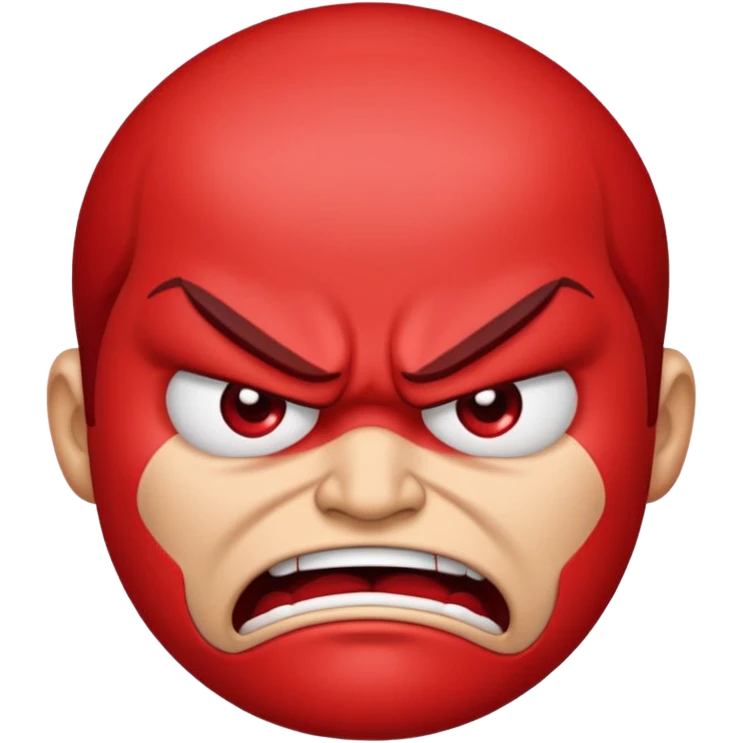 Angry face emoji emoji