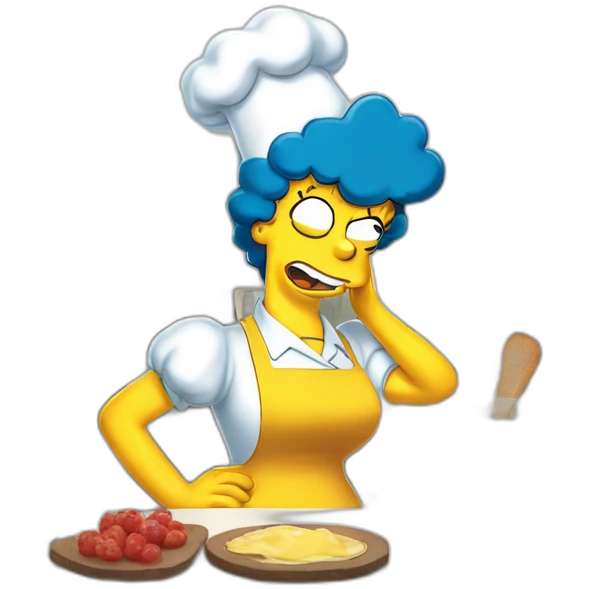 marge simpson cooking homer simpson emoji